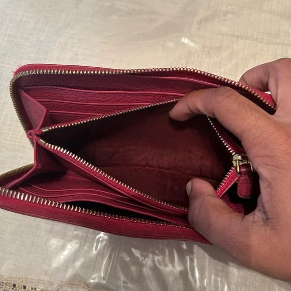EUC Prada Milano Pink Long Zip Round Wallet - Picture 10 of 12